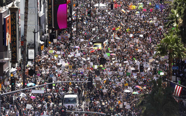 istock Protests in Los Angeles Califronia 1282387275