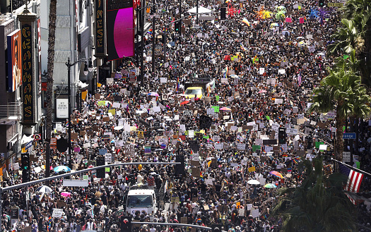 Protests in Los Angeles Califronia