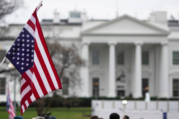 ホワイトハウスでの反戦抗議者 - white house 写真 ストックフォトと画像