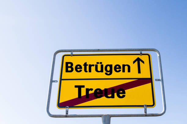 istock Sign Cheat Loyality german 