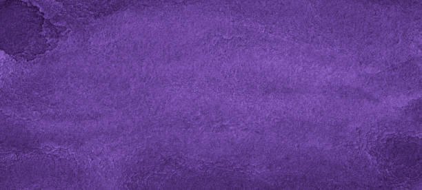 istock Purple patchy watercolor background. Abstract violet background drawn by hand with a brush. Watercolor texture. 1282395563