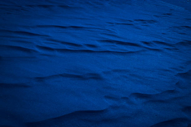 istock Winter background, blue snow, Christmas theme, snow texture with copy space 1282395795