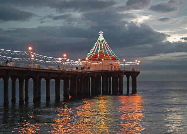 Manhattan Beach Pier at Christmas