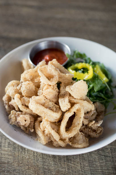 Fried Calamari served in Italian Restaurant in Austin, TX, United States
