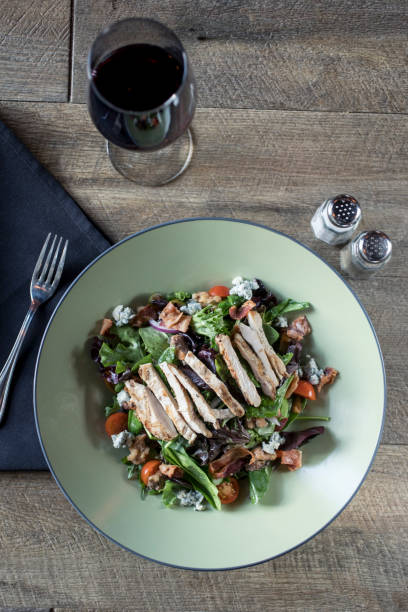 Grilled Chicken Bleu Cheese Salad
