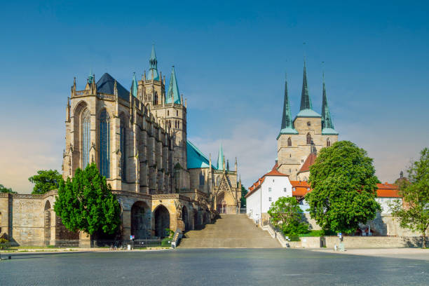 Dom hill of Erfurt Germany