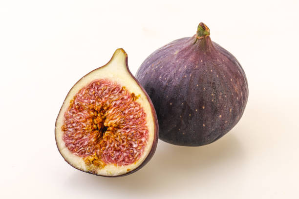 istock Sweet purple slice of fig 1282402254