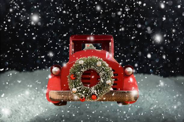 istock Christmas truck 1282407509