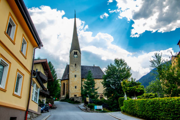 istock The St. Nicholas Church in Bad Gastein 1282409997
