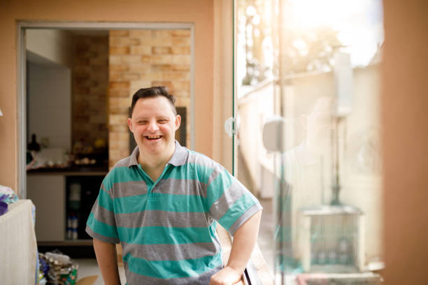 istock Portrait of a man with special needs 1282410878