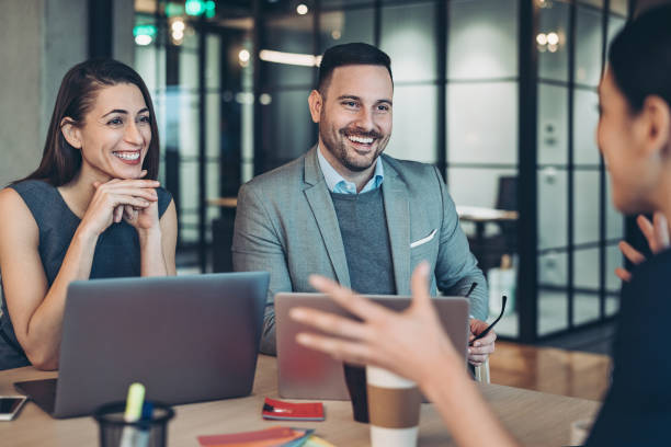 istock Talking about new business opportunities 1282421393