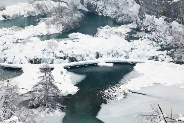 istock Winter in Plitvice Lakes National Park, Croatia 1282431073