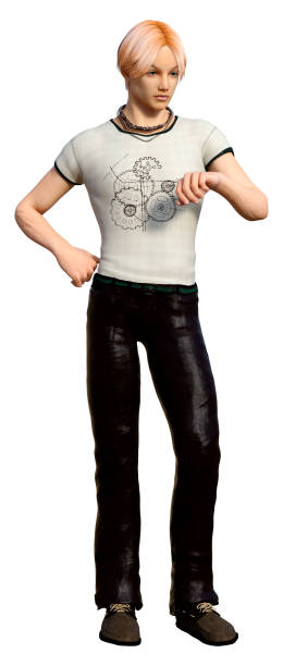 istock 3D illustration teenager boy on white 1282436884