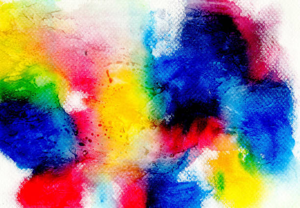 istock Abstract watercolor painting on paper 1282437596