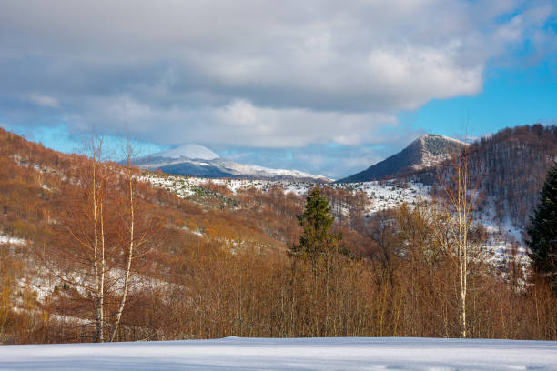 istock sunny winter landscape in mountains 1282441116