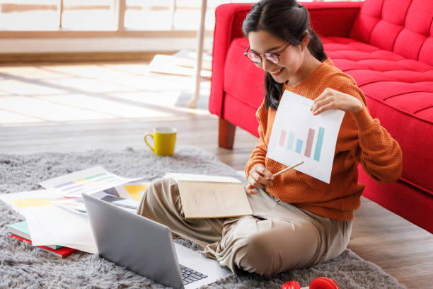 istock Work from home and stay at home concept. 1282443551