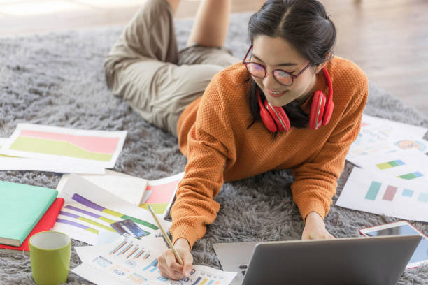 istock Work from home and stay at home concept. 1282443968