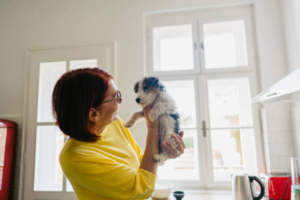 istock Woman and her best friend 1282445020