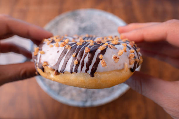 istock Close up to Colorful Doughnut 1282449020