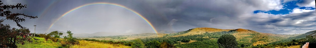 Rainbow landscape