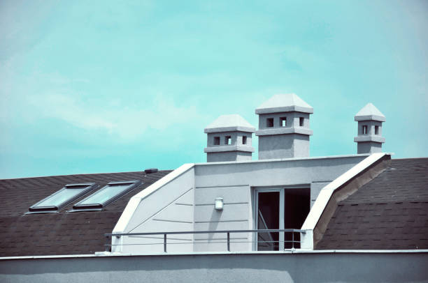 istock house terrace with blue sky 1282451566