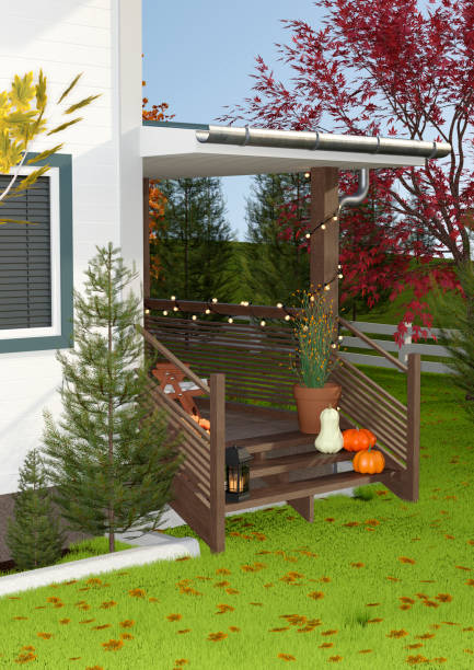 istock 3D illustration autumn cottage 1282451959