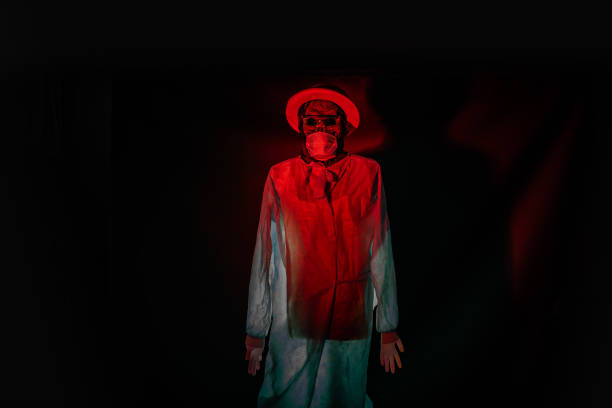istock Halloween Character Mr. Covid 2020 1282455774