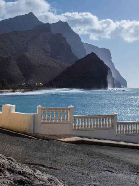 istock Cliffs at coast of Gran Canaria island (vertical) 1282456858