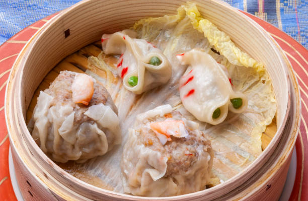istock Chinese Steamed Dumplings 1282457755