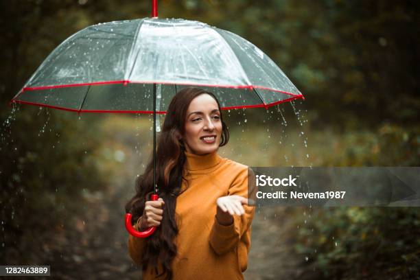 Rainy Day In New York City Stock Photo - Download Image Now - Adult,  Beautiful People, Beauty - iStock