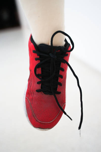 istock Old sneakers retro nostalgic old shoes 1282473671