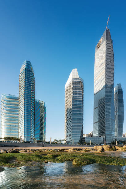 istock Modern architecture and street view in Qingdao 1282473678