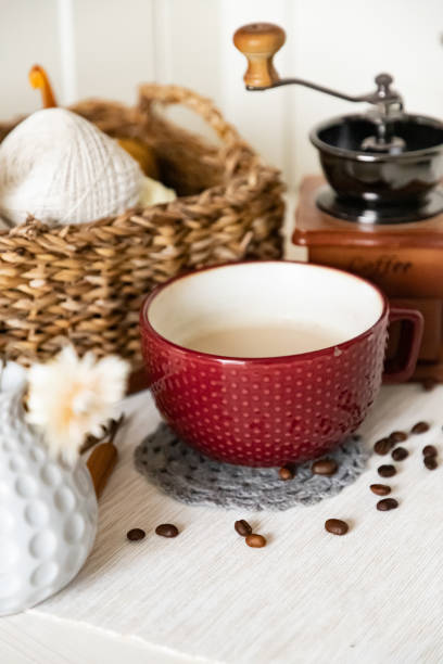 Coffee and yarn