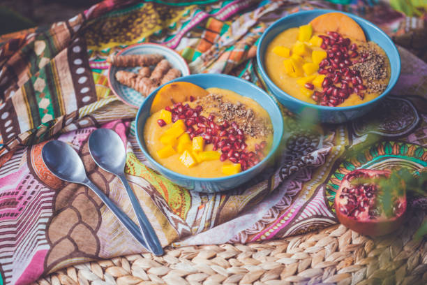 istock turmeric smoothie bowl with fresh fruits 1282496088