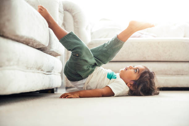 istock Toddler Boy Playing in Living Room 1282497237
