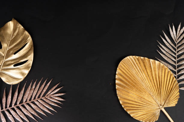 istock Golden tropial leaves 1282498478