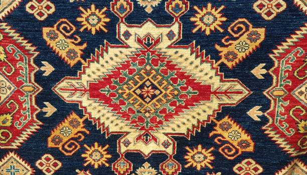 istock A Navy Blue and Red Persian Rug 1282499910