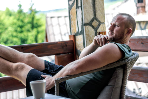 istock Enjoying the view with cup of coffee. 1282500690