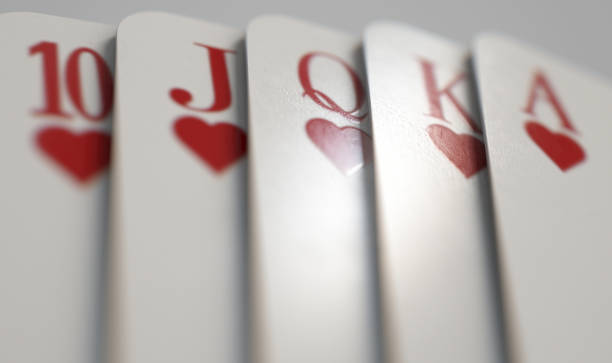 istock Casino Cards Royal Flush 1282504381