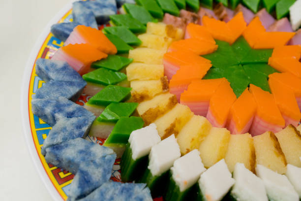 Local Nyonya Traditional cakes/kuehs, sweet dessert.