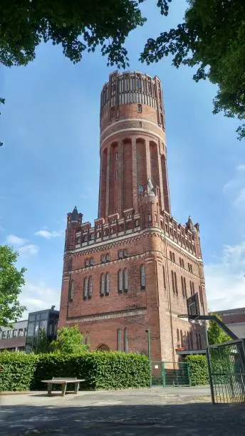 LÜNEBURG - water tower, red brick facade, built in 1905