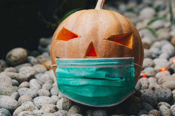 istock Halloween Jack-o-Lantern Pumpkins stock photo 1282511720