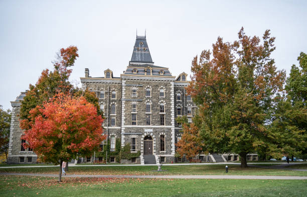 mcgraw hall, cornell university campus - mcgraw foto e immagini stock