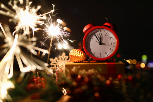 istock New Years celebration sparklers at midnight 1282524697