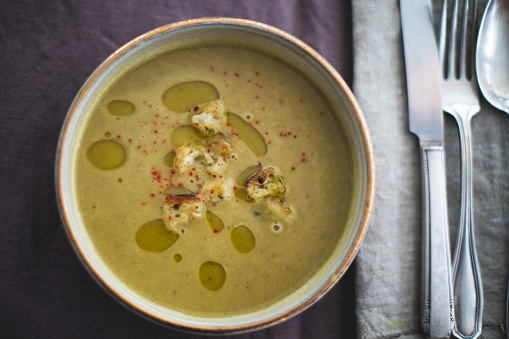 Comfort food at it’s best, squash potage soup is an autumn favorite.