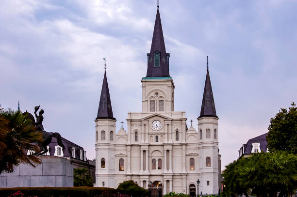 istock St. Louis Cathedral in New Orleans on a cloudy afternoon 1282525973