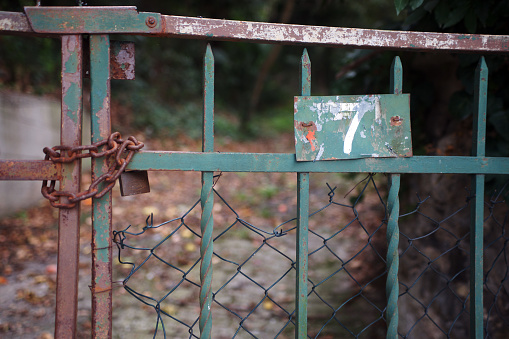 old garden gate number 7
