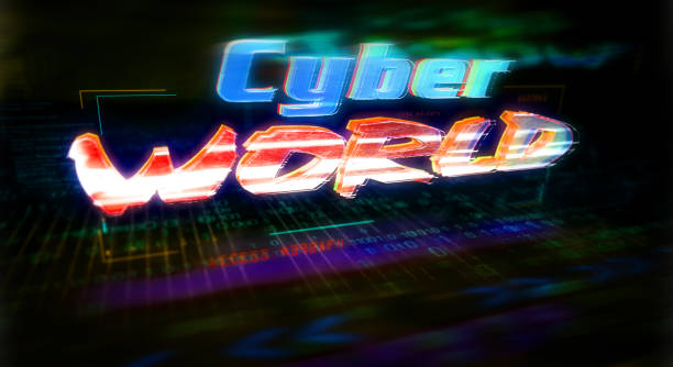 istock Cyberpunk style with Cyber world theme 1282526319