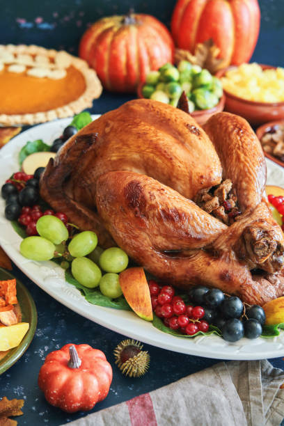 istock Traditional Holiday Stuffed Turkey Dinner 1282527392