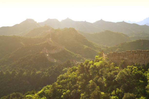 istock Great Wall at Morning Sunlight, China 1282533614